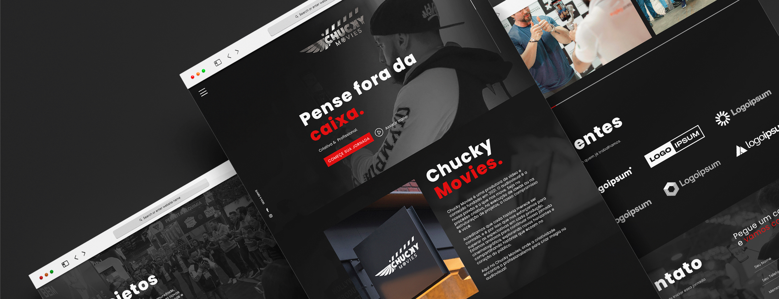 Desenvolvimento de Website da Chucky Movies