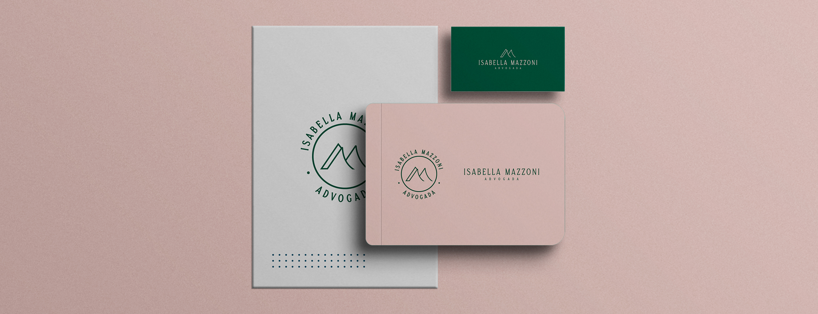 Criação de marca Isabella Mazzoni