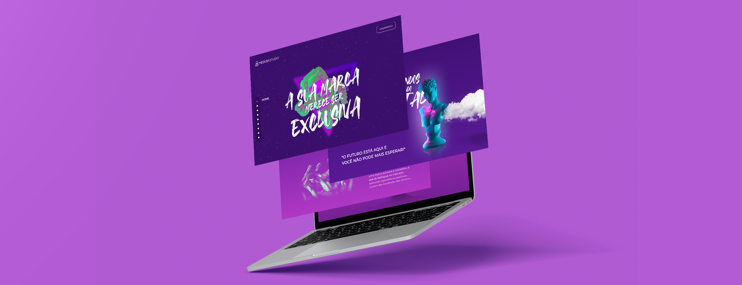 Desenvolvimento de Website da Medusa Studio